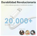 Cable Apple/ USB-A a Lightning/ 1m/ Blanco - Imagen 5