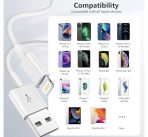 Cable Apple/ USB-A a Lightning/ 1m/ Blanco - Imagen 3