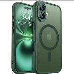 Funda magnética translúcida mate a prueba de golpes para iPhone 17 16 15 14 13 12 11 Pro Max Plus para cubierta de carga inalámbrica Magsafe - Imagen 3