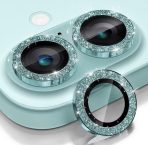 Para iPhone 16 17/iPhone 16 Plus Protector de lente de cámara Bling, [Decoración de brillo] Cubierta de vidrio templado Ultra-HD, Metal - Imagen 4