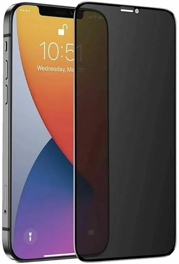 41IdN35FhsL._AC_UF894,1000_QL80_FMwebp_ Privacy Tempered Glass Screen Protector compatible with iPhone 11 and IPhone XR - Image 1