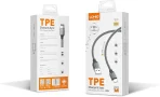 LDNIO LS441 Lightning 2.4A Fast charging Data Cable 1M Length - Gray