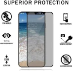 Privacy Tempered Glass Screen Protector compatible with iPhone 11 and IPhone XR - Image 4