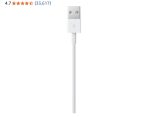 Apple – Cable original Lightning a Usb a Ligthing 1 metro, MM0A3AM/A - Imagen 2
