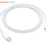 Apple – Cable original Lightning a Usb a Ligthing 1 metro, MM0A3AM/A