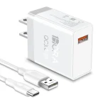 Cargador rápido de Usb A C 1Hora